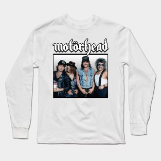 Motorhead White Black Long Sleeve T-Shirt